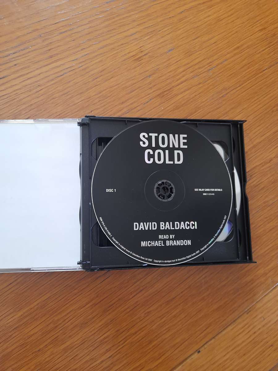 Audio CD set (5 CD`s) Stone Cold by David Baldacci (The Camel Club)