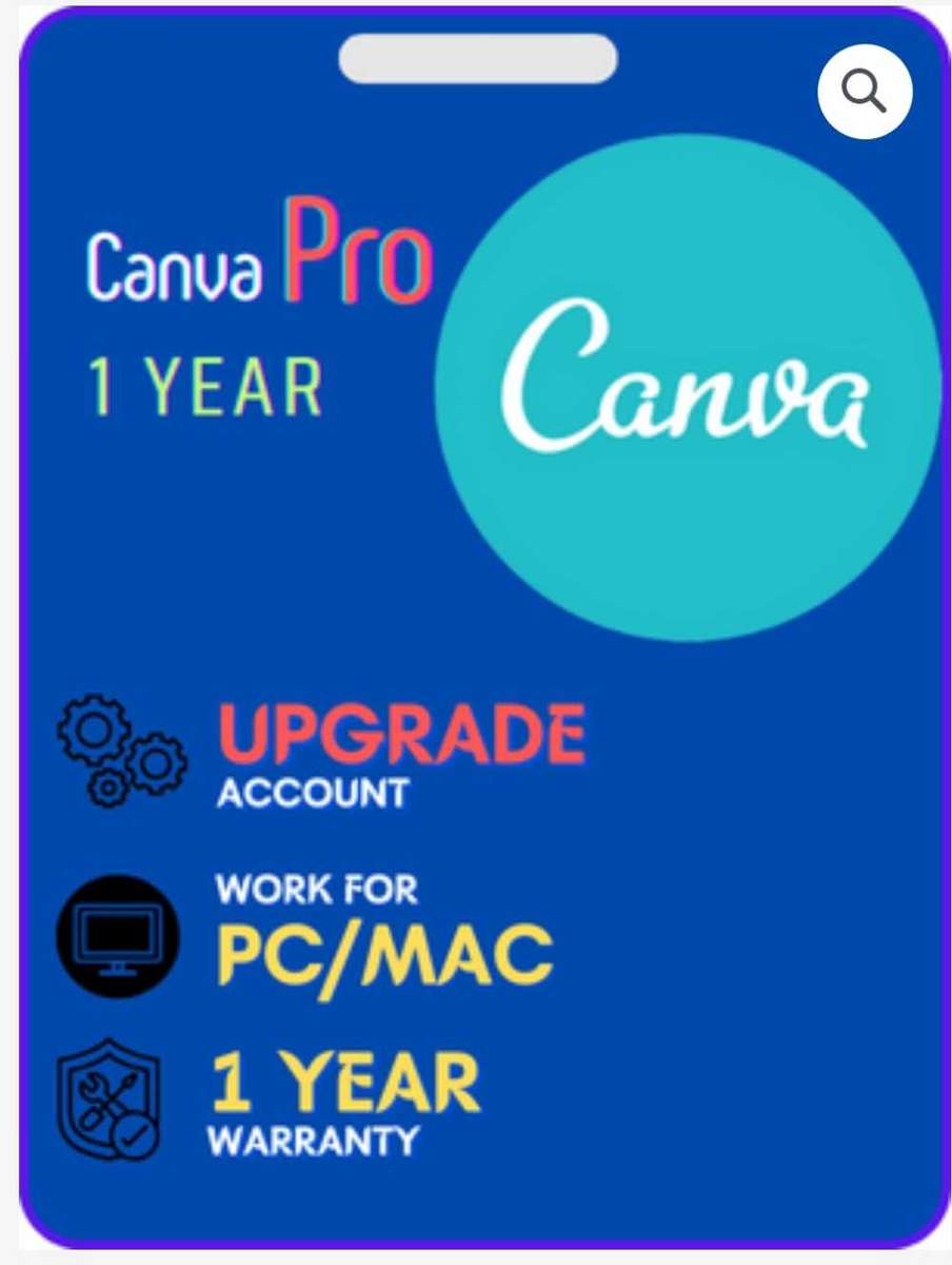 Canva Pro [ 1.Year.Subscription ] [ Upgrade Your Account]