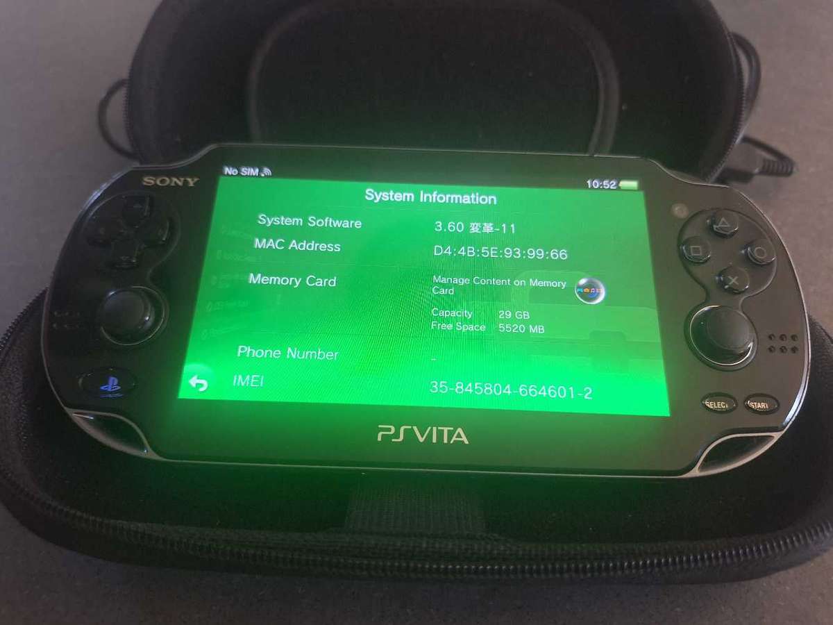 Sony PS Vita (Henkaku Modded)
