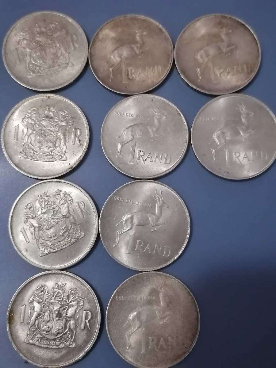 10x 80% Silver R1 coins