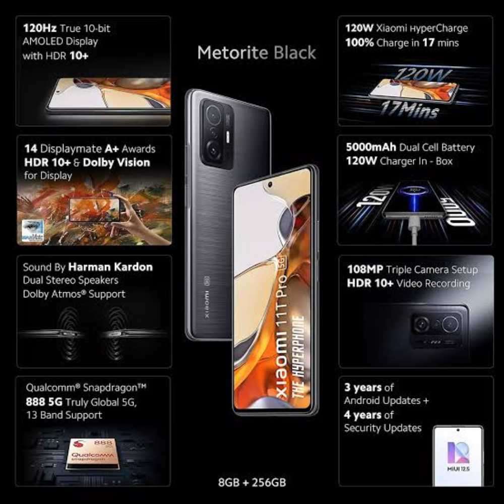 XIAOMI 11T PRO 5G DUAL SIM