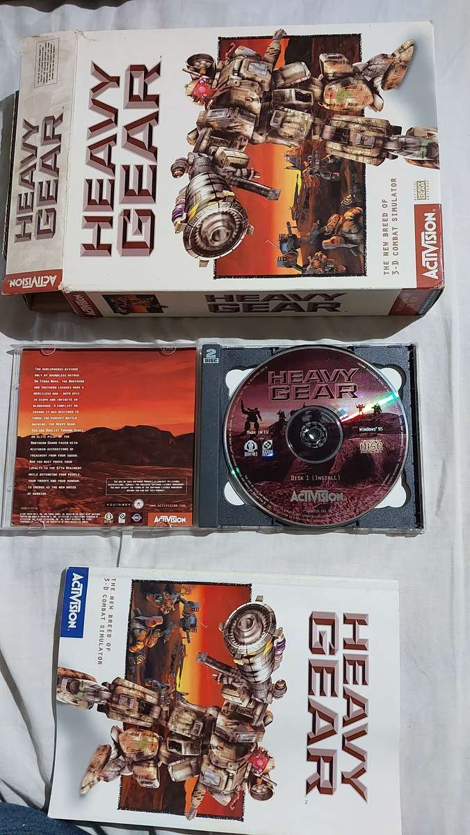 Heavy GEAR PC Big Box Game Vintage