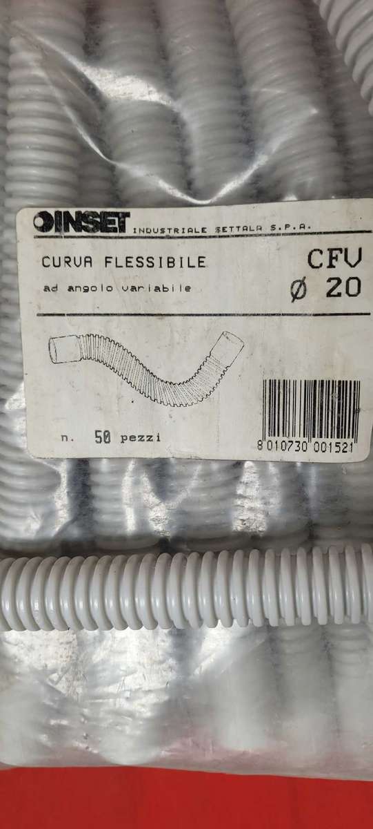 (25.5 x 2)Cm Corrugated Turbing Pipes (Bid Per 10x Pack)
