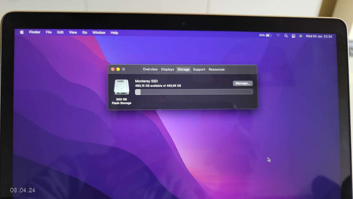 MacBook core i5 retina 12" (2017) Rose Gold (Pre Owned)