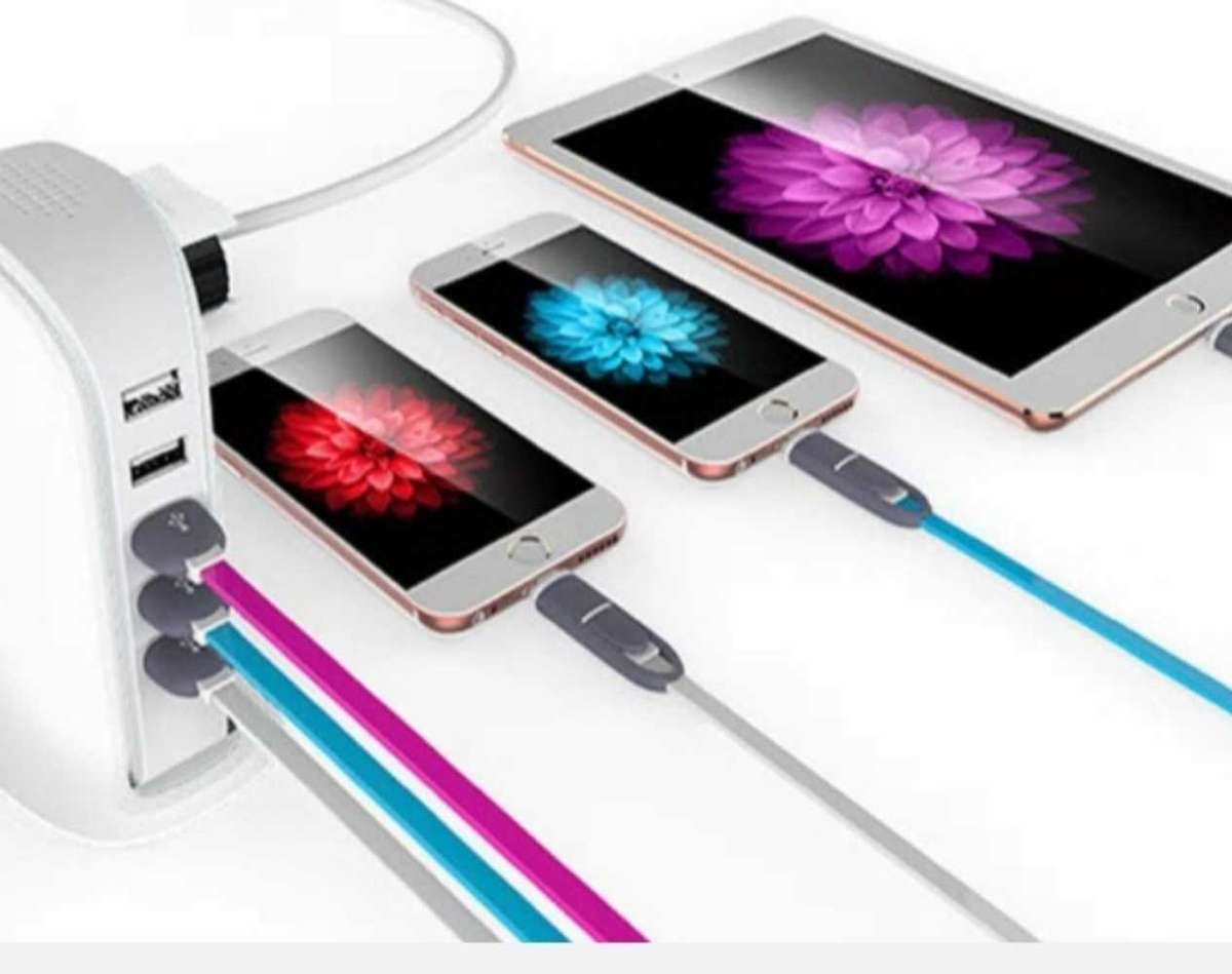 5 Port USB Adapter 20W 4A Travel Wall Rapid Charger Station Hub