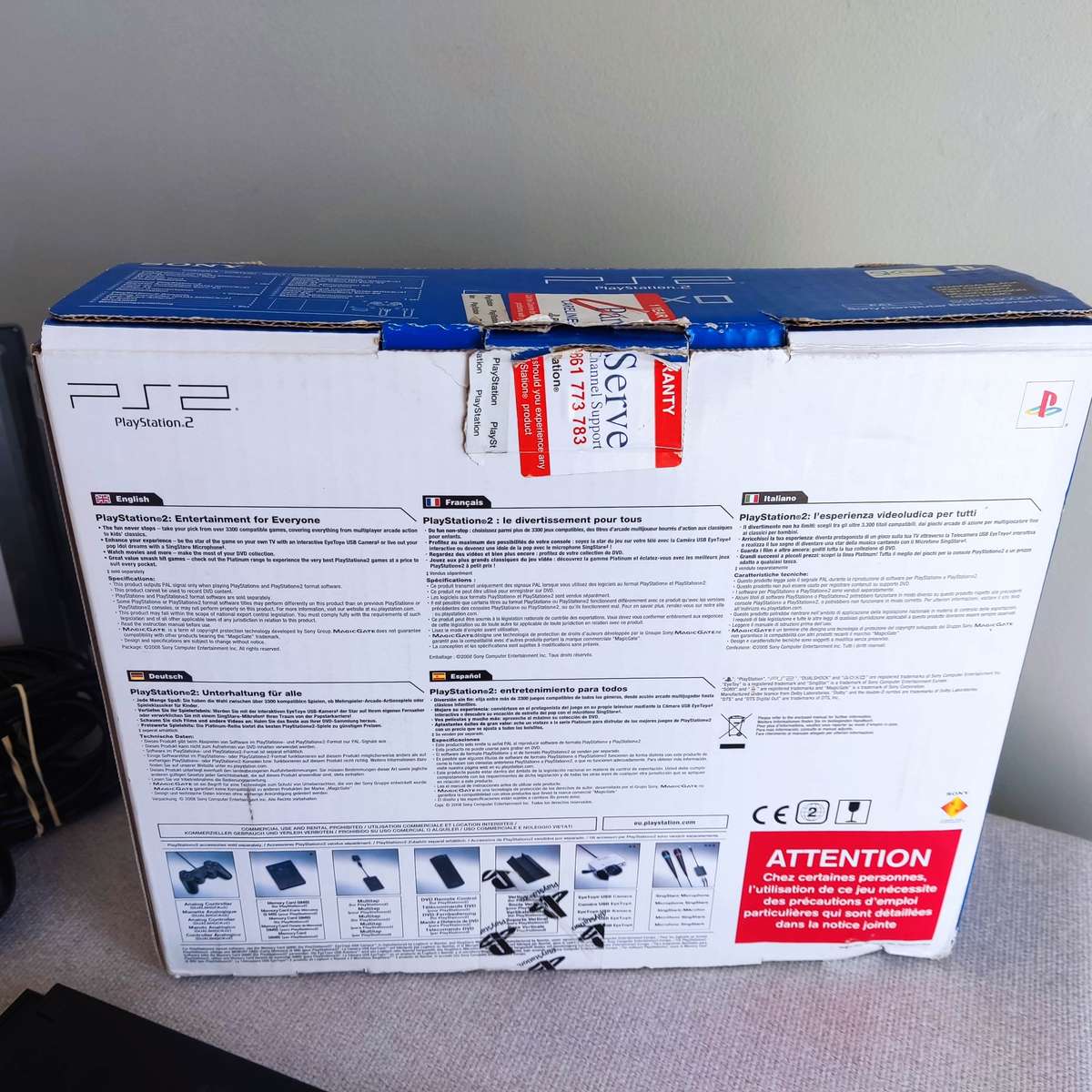 Playstation 2 Sony SCPH-90004 Pal region+box