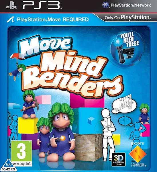 move mind benders , ps3, R170, CIB, Pre Loved