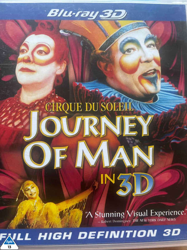 Cirque Du Coleil Journey of Man (Preowned Blu-ray 3D)