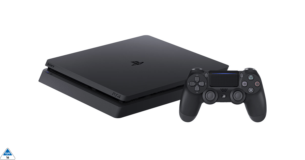 PS4 Slim 500Gb, 1 Controller, All cables, Pre-Loved,