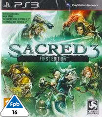 Sacred 3 First Edition, Ps3, R130, CIB, Pre-Loved