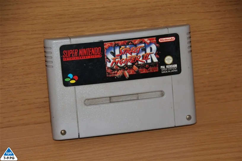 Super Nintendo SNES Street Fighter 2 Game Cartridge