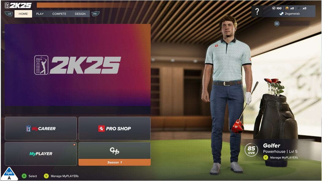 PGA Tour 2K25 (PS5)