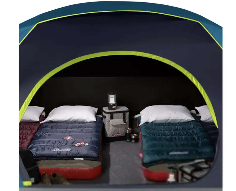 Coleman Skydome Darkroom 8 Person Family Camping Dome Tent