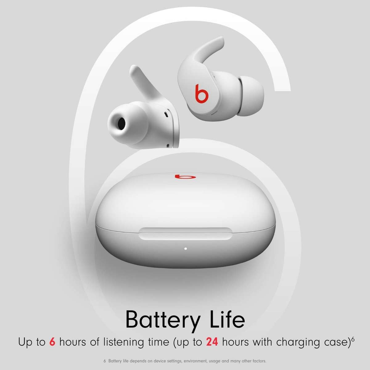 Beats Fit Pro  Bluetooth Noise Cancelling Earbuds (White)