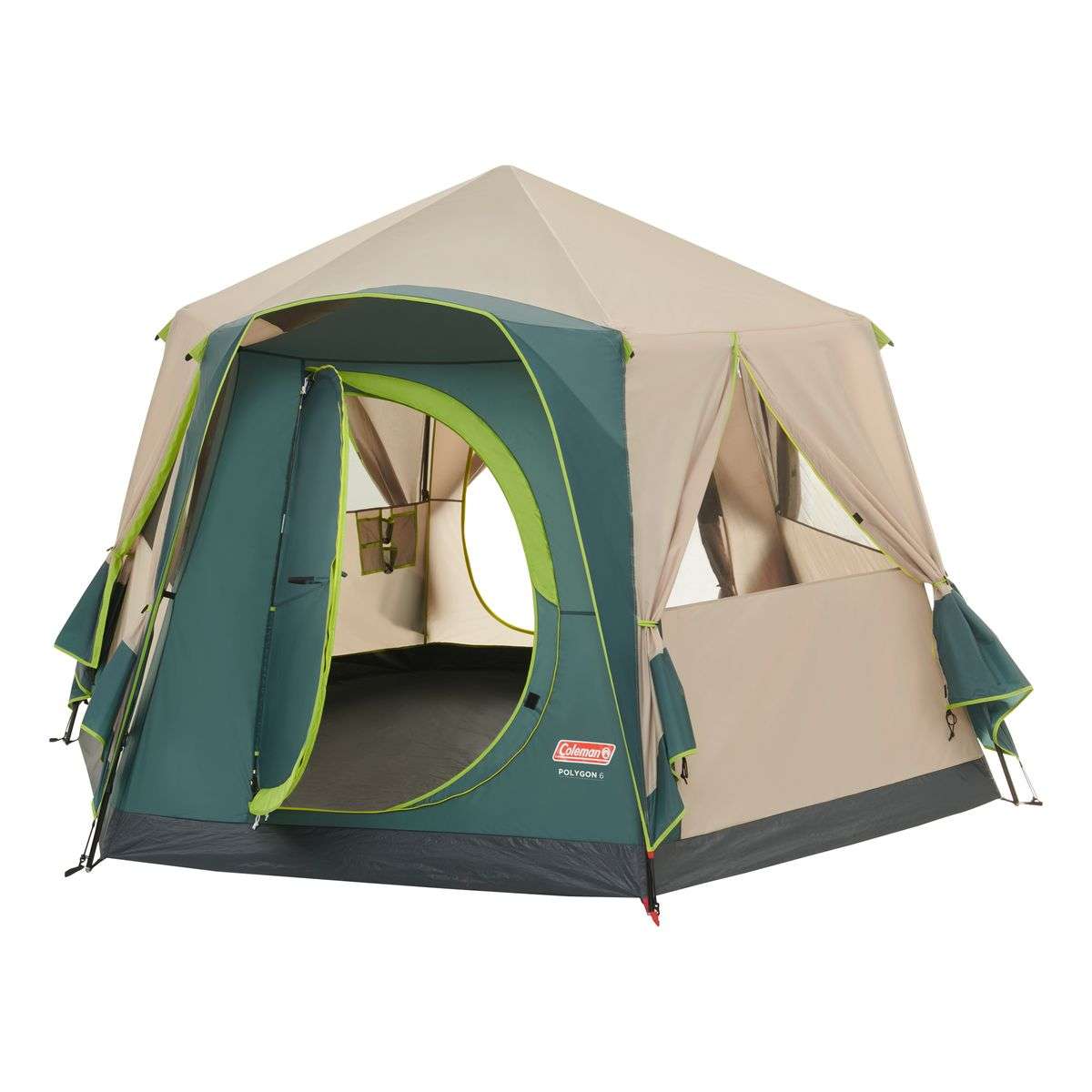Coleman Polygon 6 Person Camping Dome Tent