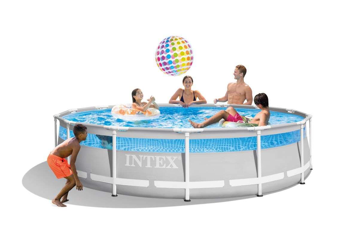Intex Prism Frame Clearview Premium Pool Set with Pump