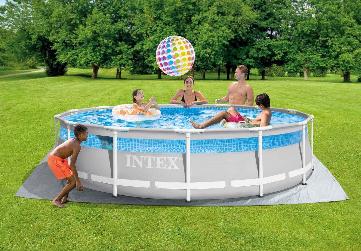 Intex Prism Frame Clearview Premium Pool Set with Pump
