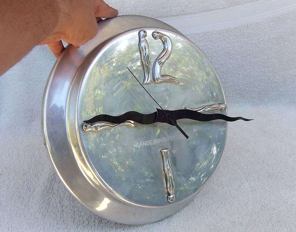 LIMITED QUANTITY MADE !! A LARGE ORIGINAL CARROL BOYES CLOCK MADE FOR RANGE ROVER - WORKING !!