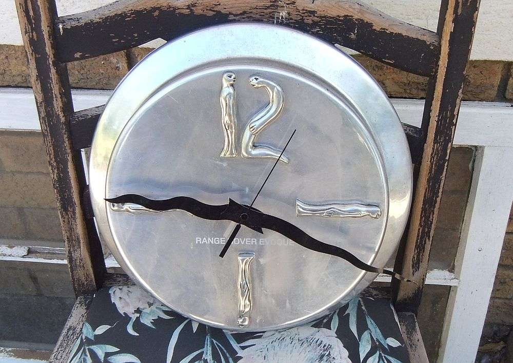 LIMITED QUANTITY MADE !! A LARGE ORIGINAL CARROL BOYES CLOCK MADE FOR RANGE ROVER - WORKING !!