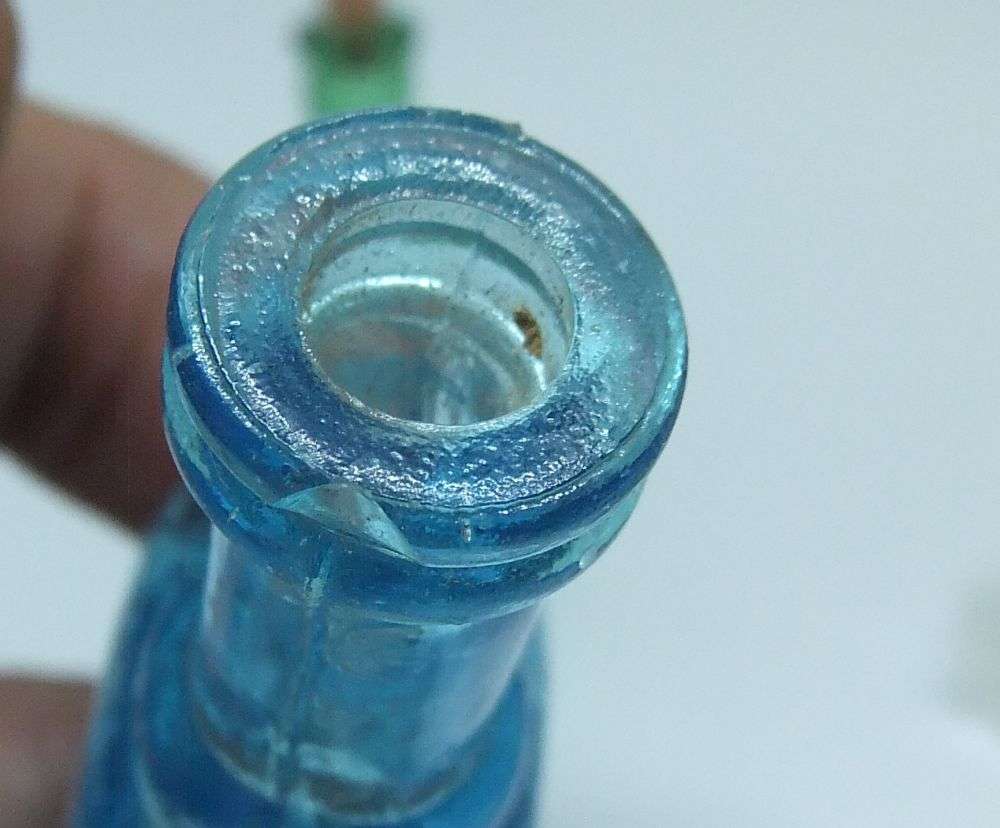 A LOVELY LITTLE COLLECTION OF VINTAGE MINIATURE GLASS PERFUME BOTTLES