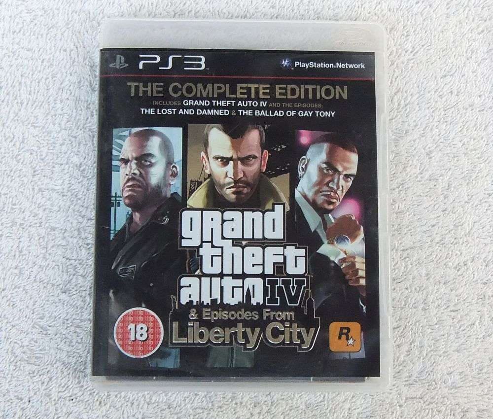 PLAYSTATION 3 GAME - GRAND THEFT AUTO IV - THE COMPLETE EDITION