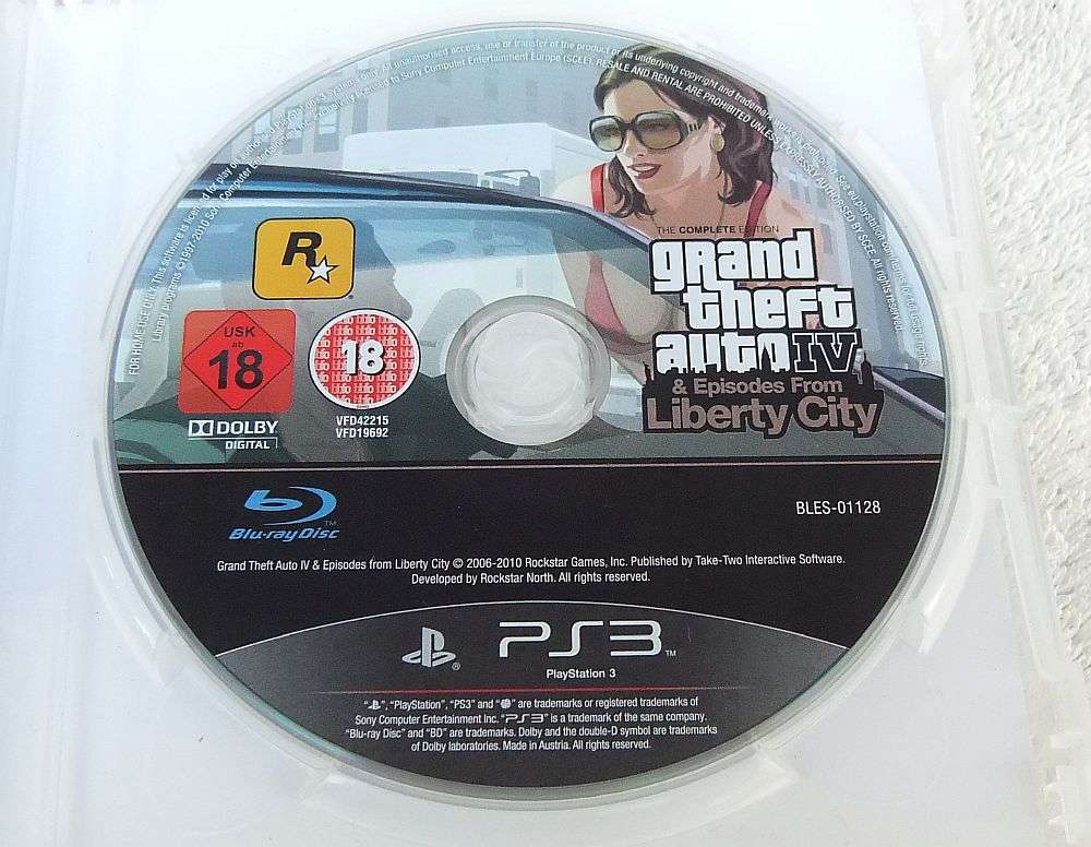 PLAYSTATION 3 GAME - GRAND THEFT AUTO IV - THE COMPLETE EDITION