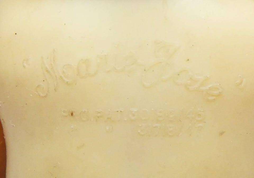 RARE IN SA !! A VINTAGE 1940`S RUBBER DOLL NAMED MARIE ROSE BY MORMIT ENGLAND - VALUE $50+