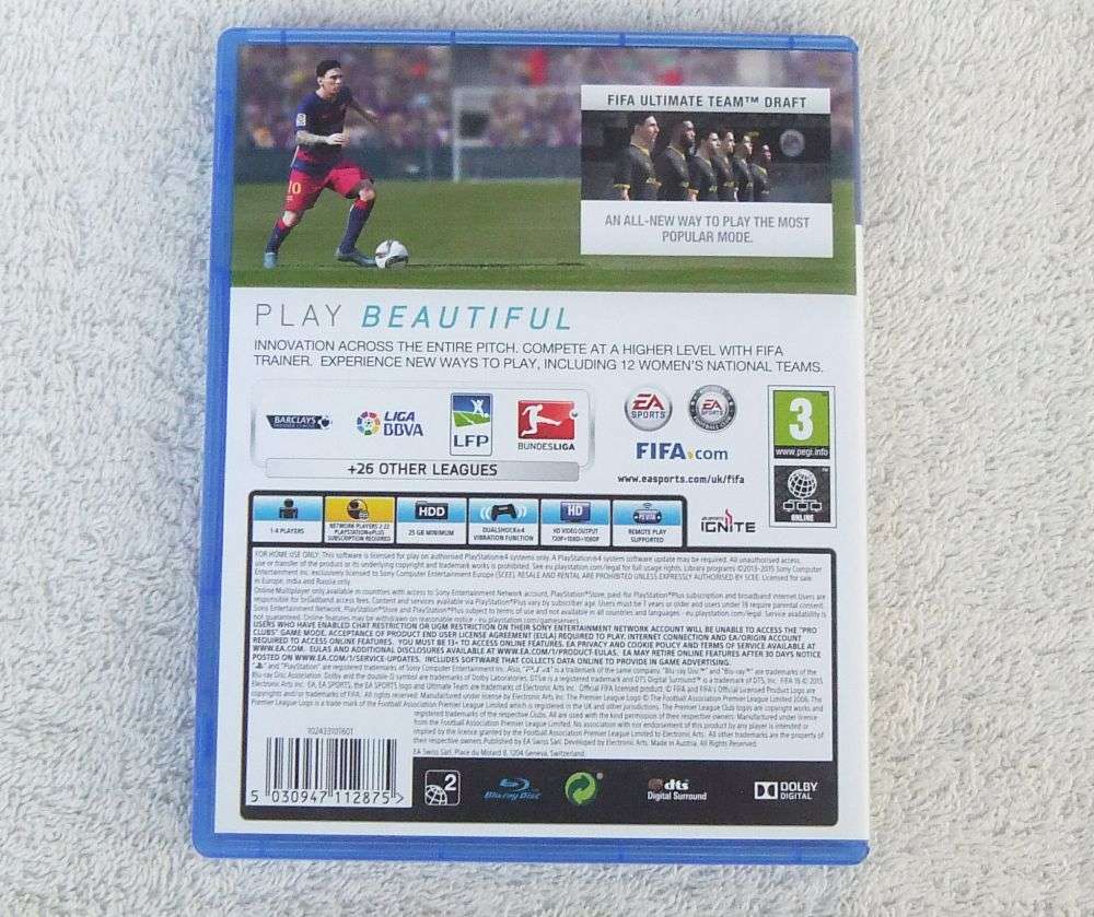 PLAYSTATION 4 GAME - FIFA 16