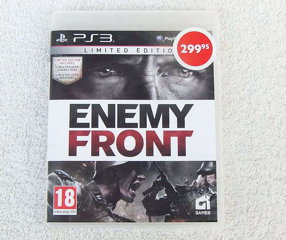 PLAYSTATION 3 GAME - ENEMY FRONT - LIMITED EDITION