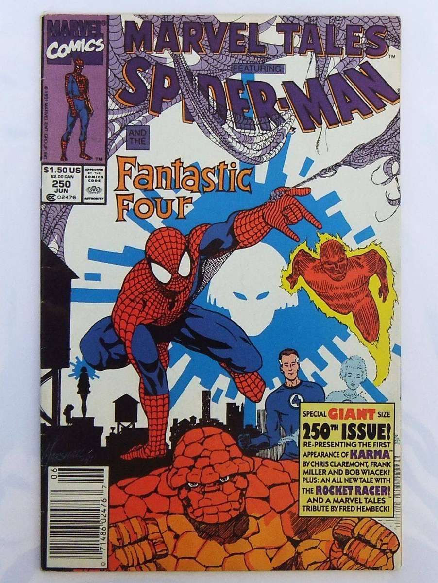 1991 Marvel Comics - Marvel Tales #250 ( Spider-Man & The Fantastic Four )