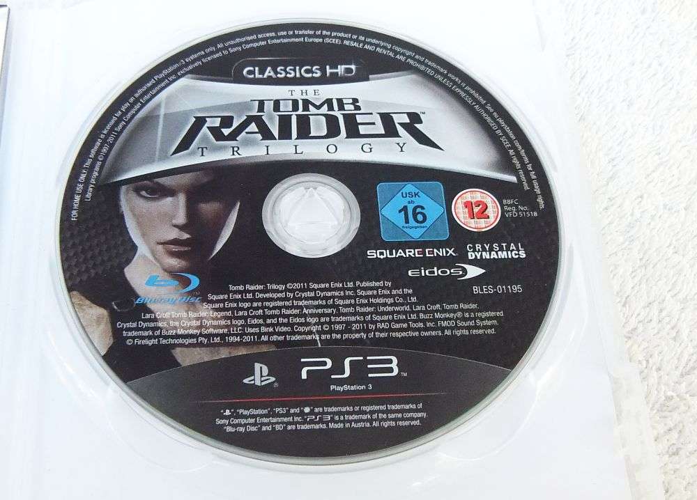 PLAYSTATION 3 GAME - THE TOMB RAIDER TRILOGY