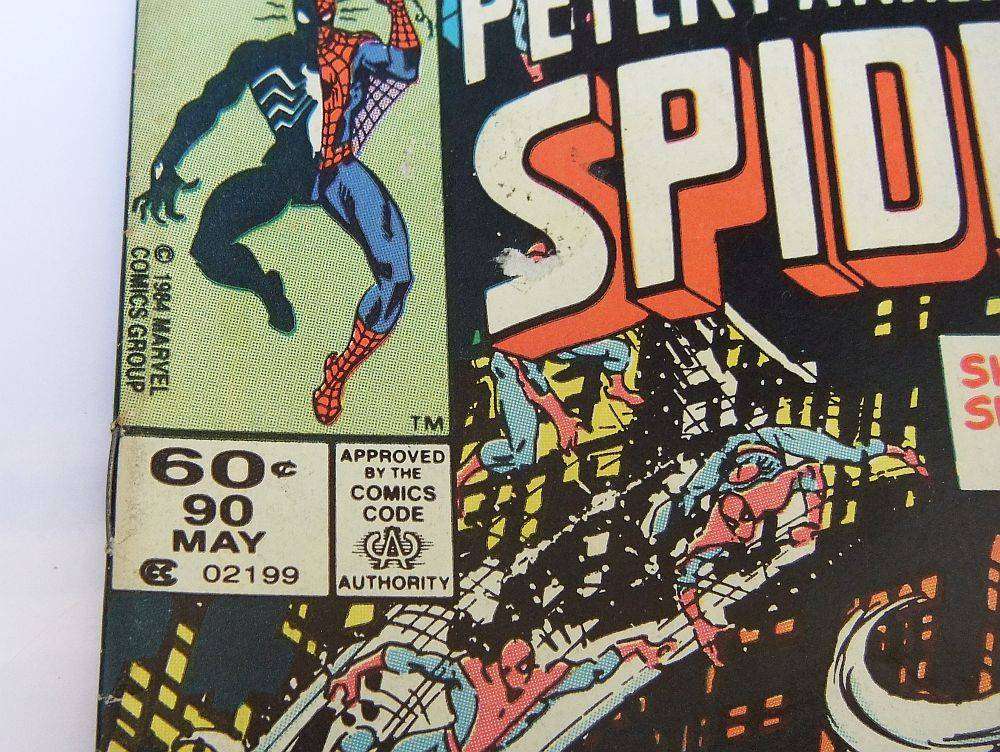 1984 Marvel Comics - Peter Parker, The Spectacular Spider-Man #90 ( Black Cat )