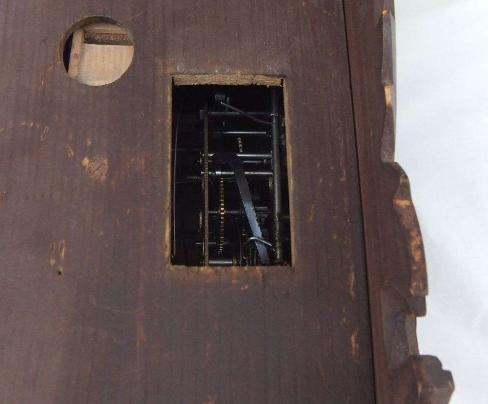 A VERY CHARMING VINTAGE 1940`S GERMAN MADE REGULA, BLACK FOREST CUCKOO CLOCK - AS IS - UNTESTED