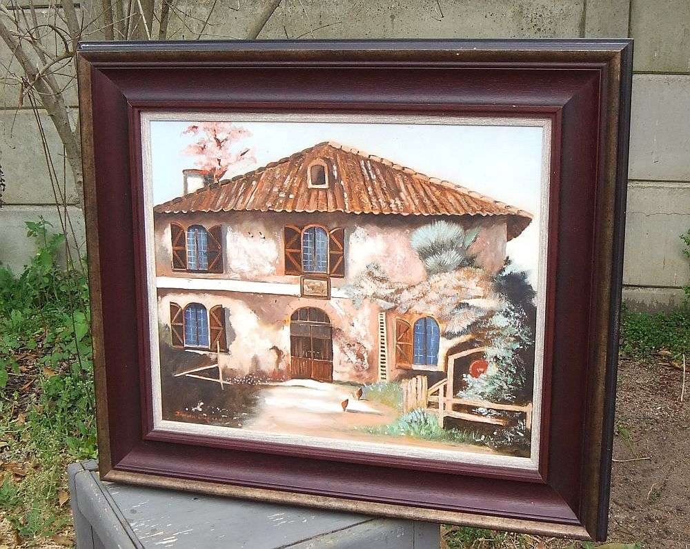 Original signed oil on board painting by SA artist & art teacher Jannie Jordaan