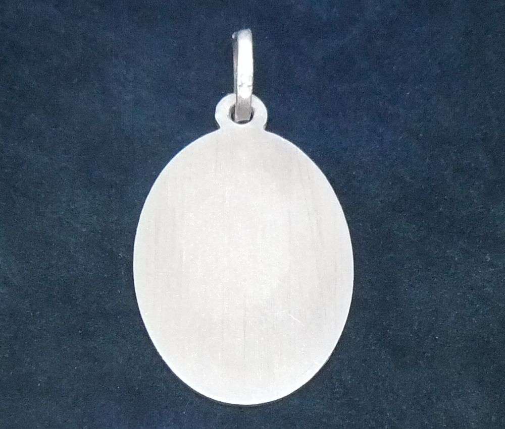 A VINTAGE SOLID STERLING SILVER ""VIRGO"" STAR SIGN PENDANT - ZODIAC 2