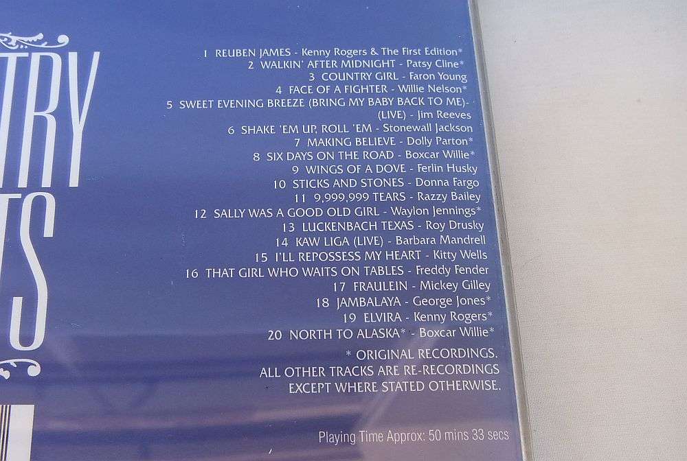 2 CD LOT !! COUNTRY GIANTS VOLUME ONE AND TWO !! VARIOUS ARTISTS !! GREAT CONDITION !!