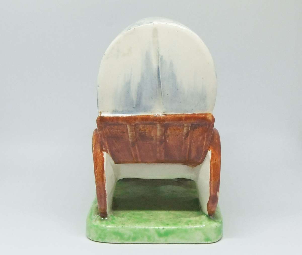 A RARE 1838 -1938 PORCELAIN OX-WAGON COMMEMORATING THE VOORTREKKERS BY BURLEIGH WARE ENGLAND