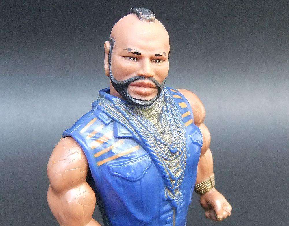AN AWESOME VINTAGE 1983 B.A. BARACUS FIGURE FROM THE A-TEAM T.V SERIES IN GOOD CONDITION
