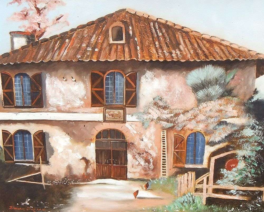 Original signed oil on board painting by SA artist & art teacher Jannie Jordaan