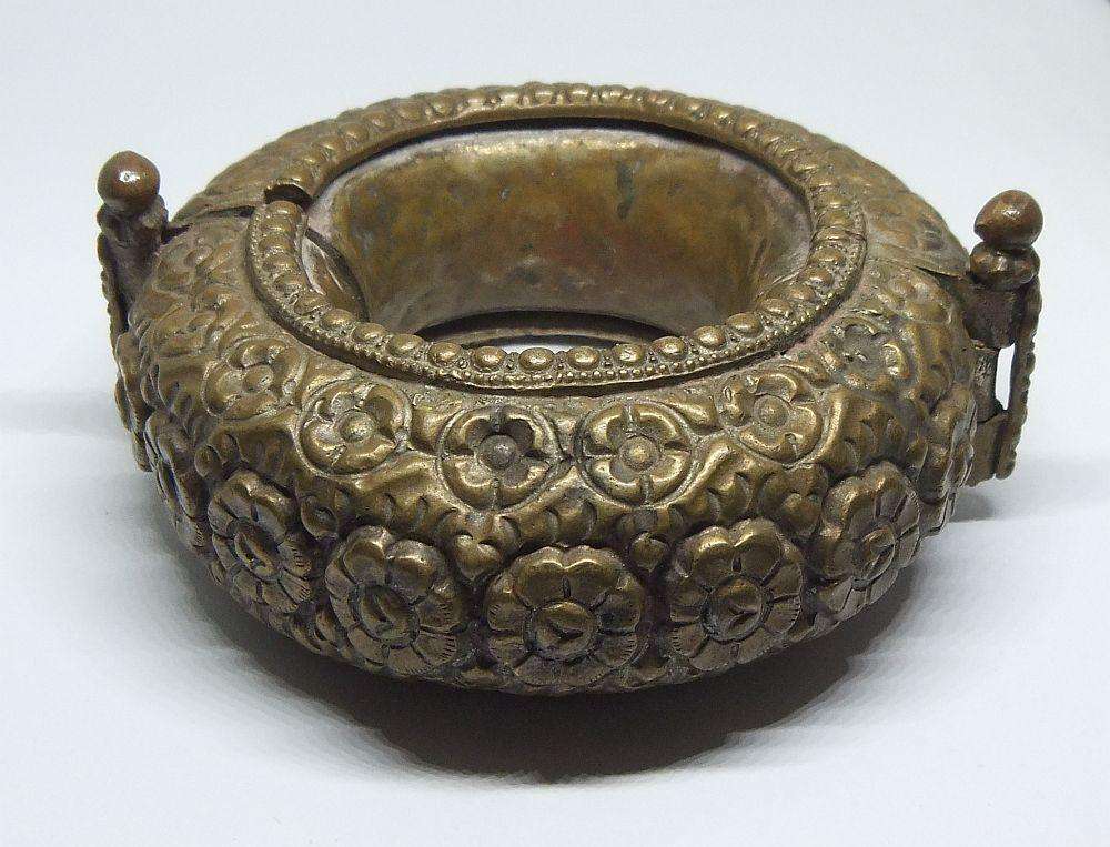 A RARER HIGHLY DETAILED ANTIQUE 1800`S NORTH AFRICAN SLAVE BANGLE AKA TRIBAL CURRENCY !! MUST SEE !!