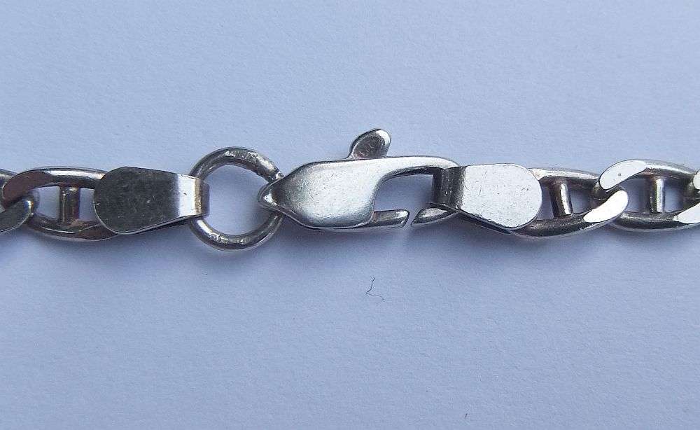 Sterling Silver Valentin Link Necklace - 71 cm