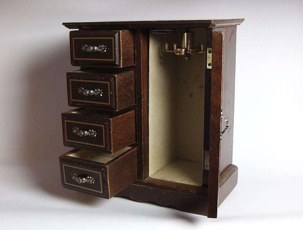 JEWELRY CUPBOARD !! A GREAT RESTORATION PROJECT FOR THE COLLECTOR OF ABSOLUTELY ADORABLE STUFF !!