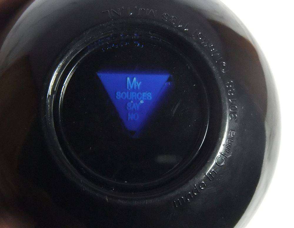 A vintage Mystic Magic 8 ball by Mattel - Future prediction ball