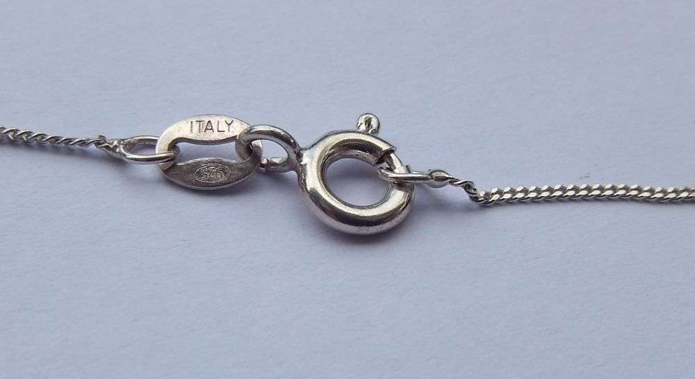 LAST ONE !! A LOVELY STERLING SILVER FAIRY PENDANT WITH A STERLING SILVER NECKLACE !! FREE COMBINING