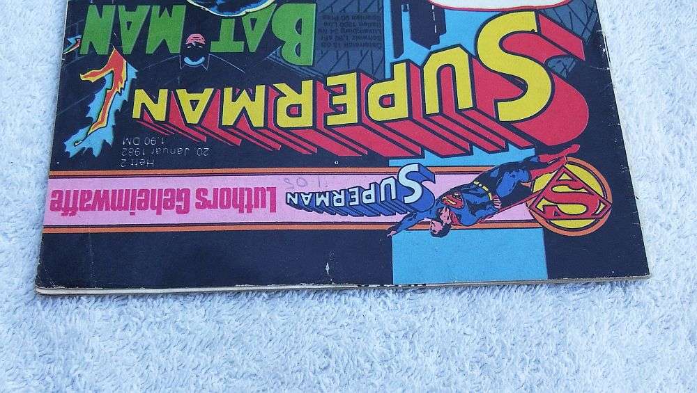 1982 GERMAN SUPERMAN / BATMAN #2