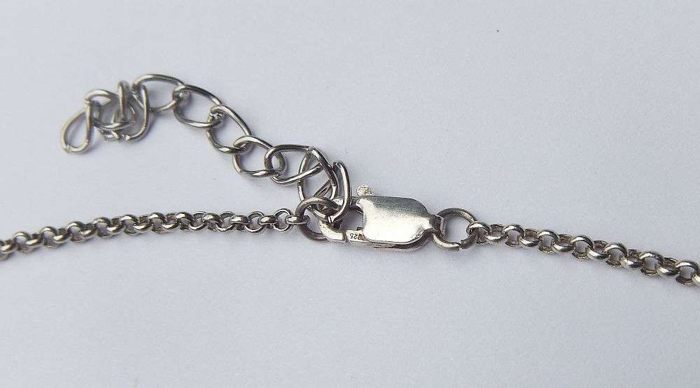 ONE OF A KIND !! A STERLING SILVER NECKLACE WITH GENUINE PEARLS , TURQUOISE ORBS AND OTHER GEMS