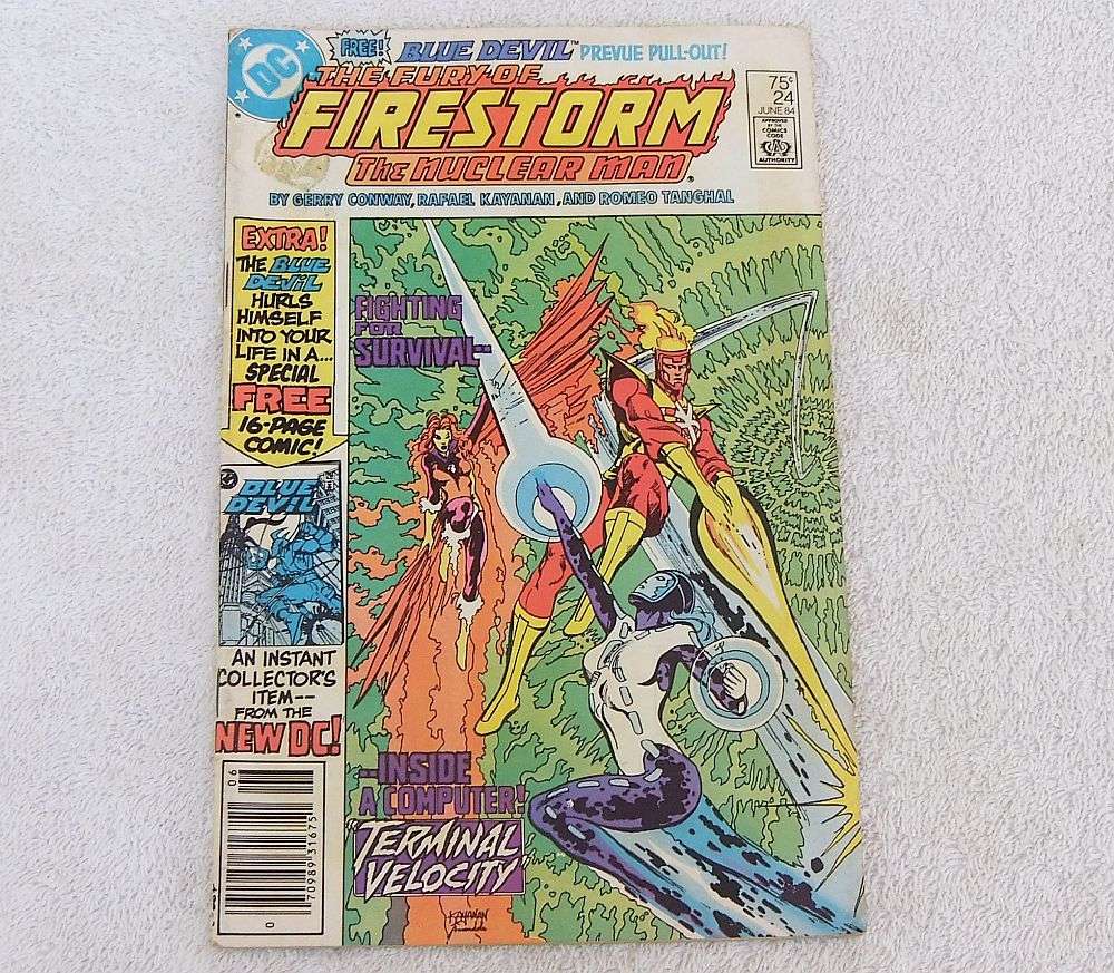 JUNE 1984 DC COMICS - THE FURY OF FIRESTORM #24 - PRELOVED - FREE COMBINING