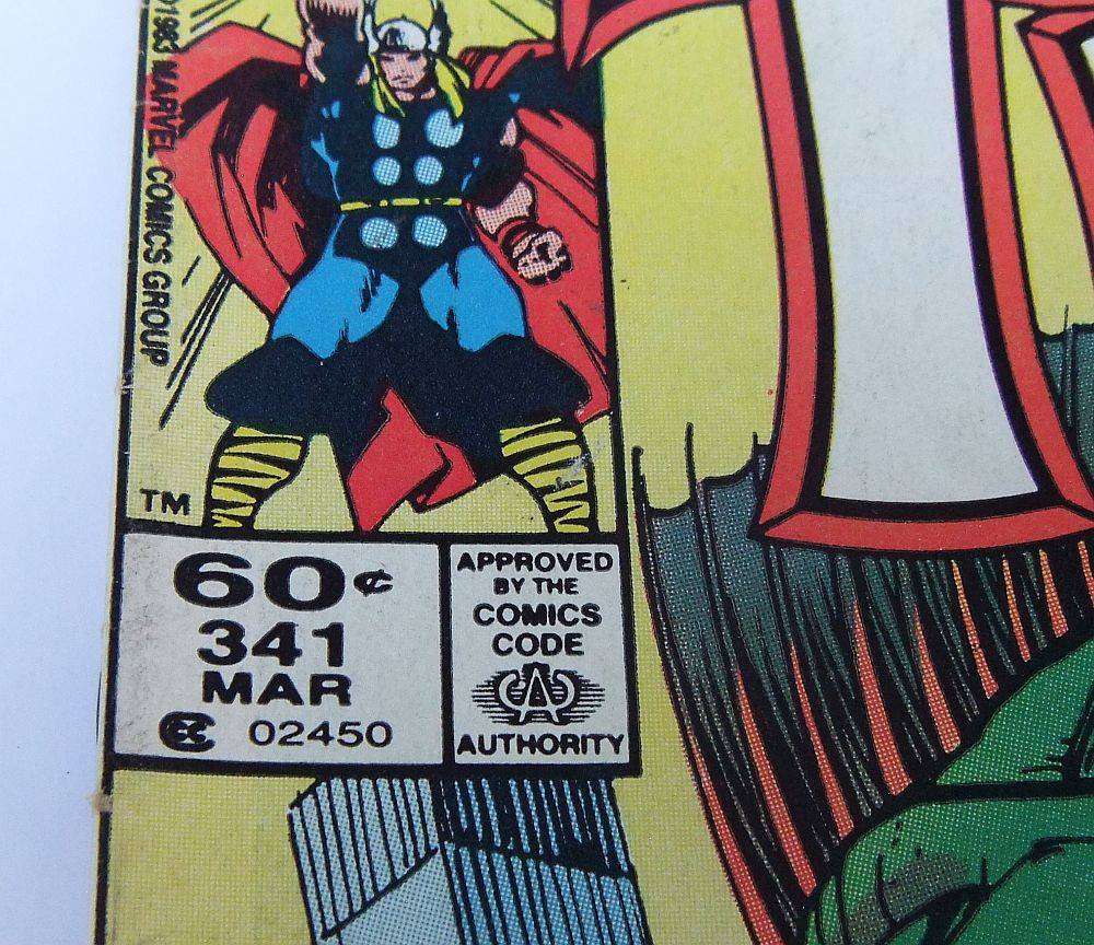 Comic - Marvel - 1984 Thor - Volume 1 #341