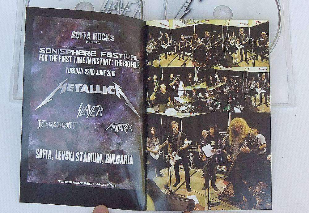 The Big 4 Concert DVD - Metallica , Anthrax , Megadeth and Slayer