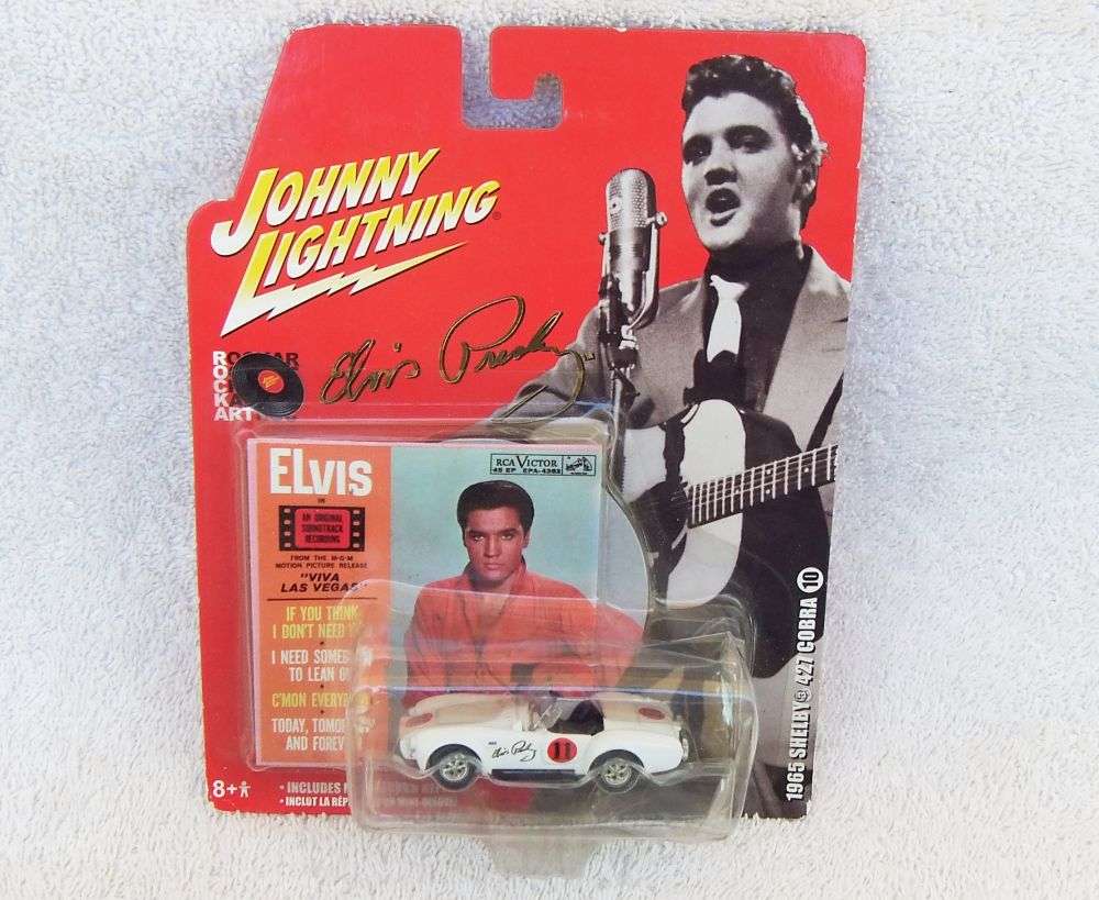 RARE IN SA !! A DIE CAST METAL MODEL OF THE SHELBY 427 COBRA COMMEMORATING ELVIS PRESLEY !! WOW !!